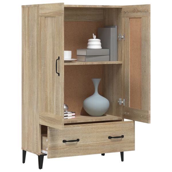 vidaXL Highboard Sonoma-Eiche 70x31x115 cm Holzwerkstoff