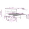 vidaXL Massivholzbett ohne Matratze 120x200 cm Kiefernholz