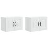 vidaXL Geschirrsp&uuml;lerfront Kalmar 2 pcs Wei&szlig; 60 x 31 x 40 cm