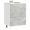 vidaXL Küchenunterschrank Lyon Betongrau Holzwerkstoff