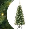 vidaXL K&uuml;nstlicher Weihnachtsbaum Gr&uuml;n 120 cm PE und PVC