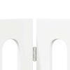 vidaXL Faltbarer Haustierzaun 2 pcs Wei&szlig; 100,5 x 38 x 90 cm