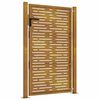 vidaXL Gartentor 100x125 cm Cortenstahl Quadratisches Design