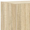 vidaXL TV-Wandschrank mit LED-Leuchten Sonoma-Eiche 100x35x31 cm