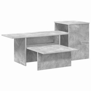 vidaXL Konsolentisch Beton Grau 91,5 x 35 x 38,5 cm Holzwerkstoff