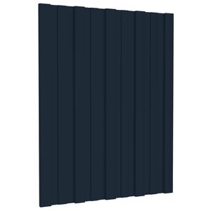 vidaXL Dachpaneel 12 Stk. Anthrazit 60 x 45 cm Verzinkter Stahl