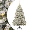vidaXL K&uuml;nstlicher Weihnachtsbaum 210 cm 300 LEDs Warmes Wei&szlig;