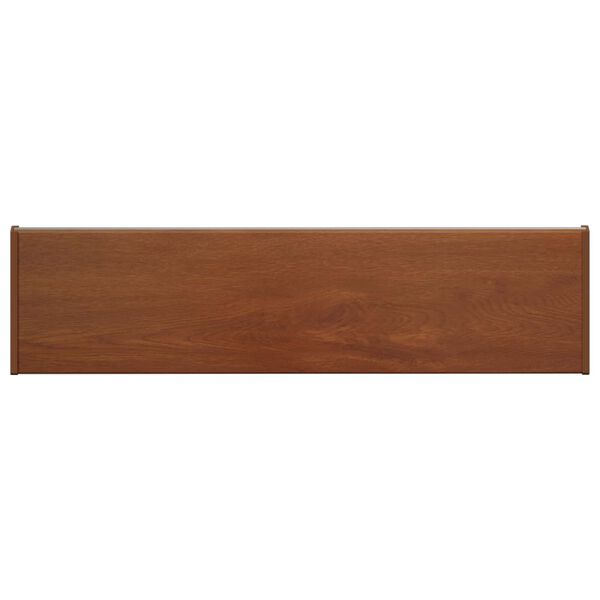 vidaXL Fensterbank Braunes Holz 60 x 25 x 4,5 cm PVC