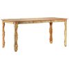 vidaXL Esstisch 160&times;80&times;76 cm Recyceltes Massivholz