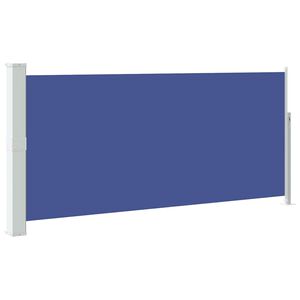 vidaXL Ausziehbare Seitenmarkise 140x300 cm Blau
