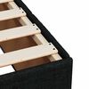 vidaXL Boxspringbett mit Matratze Schwarz 80x200 cm Stoff