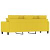 vidaXL 3-Sitzer-Sofa Hellgelb 180 cm Stoff