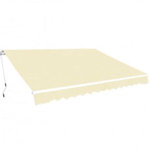 vidaXL Gelenkarmmarkise 600 cm Cremewei&szlig;