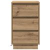 vidaXL Nachttisch Artisan-Eiche 39 x 34,5 x 65 cm Holzwerkstoff
