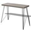 vidaXL Konsolentisch 90x30x71,5 cm grau