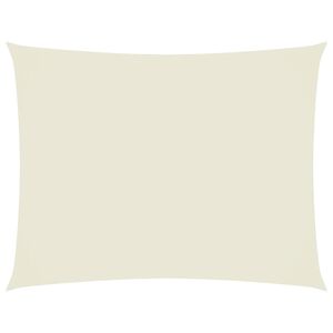vidaXL Sonnensegel Oxford-Gewebe Rechteckig 2,5x3,5 m Creme