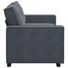 vidaXL 2-Sitzer-Sofa Dunkelgrau 180x78x84 cm Samt