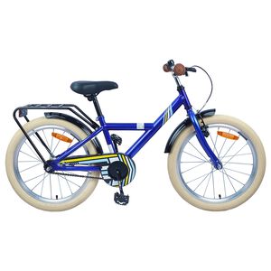 vidaXL Kinderfahrrad 18 Zoll f&uuml;r 5-7 Jahre alt Dunkelblau