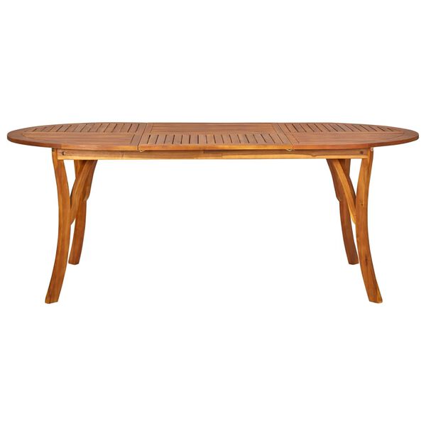 vidaXL 7-tlg. Garten-Essgruppe Braun