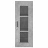 vidaXL Wandschrank Betongrau 34,5x34x90 cm
