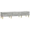 vidaXL TV-Schr&auml;nk Betongrau 147 x 34,5 x 30 cm Holzwerkstoff