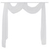 D&uuml;nner Voile Querbehang 140 x 600 cm Wei&szlig;