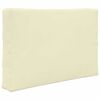 vidaXL Sofakissen f&uuml;r drau&szlig;en 3 pcs Creme Polyester
