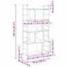 vidaXL B&uuml;cherregal Sonoma-Eiche 75 x 30 x 156 cm Holzwerkstoff