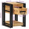 vidaXL Nachttisch Braun 30 x 30 x 40 cm Massivholz Mango