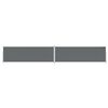 vidaXL Seitenmarkise Ausziehbar Anthrazit 200x1200 cm
