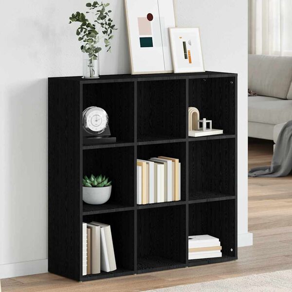 vidaXL B&uuml;cherregal Schwarz 98x29x97,5 cm Holzwerkstoff