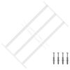 vidaXL Sicherheitsgitter f&uuml;r Fenster mit 3 Querstangen 43-74 cm