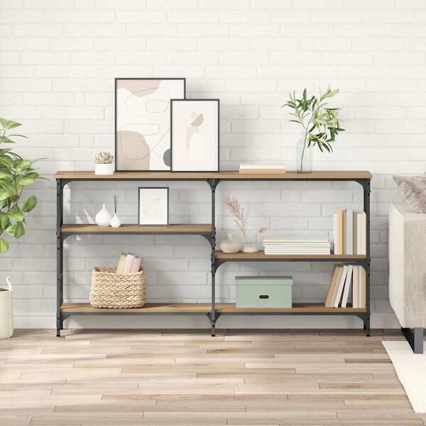 vidaXL Konsolentisch Artisan-Eiche 150 x 29 x 76,5 cm Holzwerkstoff