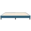 vidaXL Boxspringbett ohne Matratze Dunkelblau 200x210 cm Samt