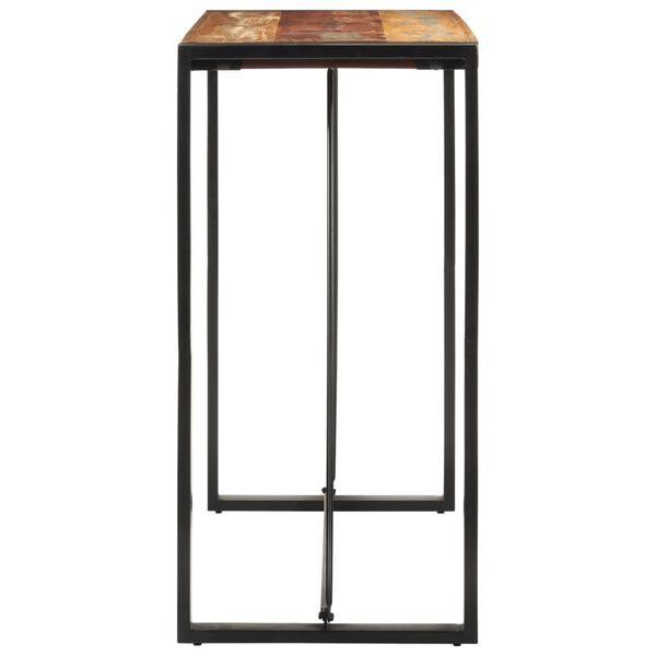 vidaXL Bartisch 110x55x110 cm Altholz Massiv