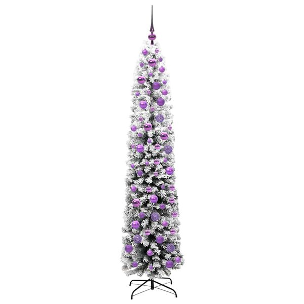 vidaXL Künstlicher Weihnachtsbaum mit 300 LEDs mit Ständer Grün 180 cm
