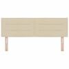 vidaXL Kopfteil Creme 144 cm Stoff