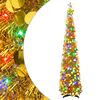 vidaXL Pop-up-LED-Weihnachtsbaum mit Sternspitze 180 cm 100 LEDs PET