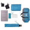 vidaXL Campingzelt 4 Personen Blau Wasserdicht