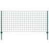 vidaXL Metallzaun Stahl 20 x 1,2 m Gr&uuml;n