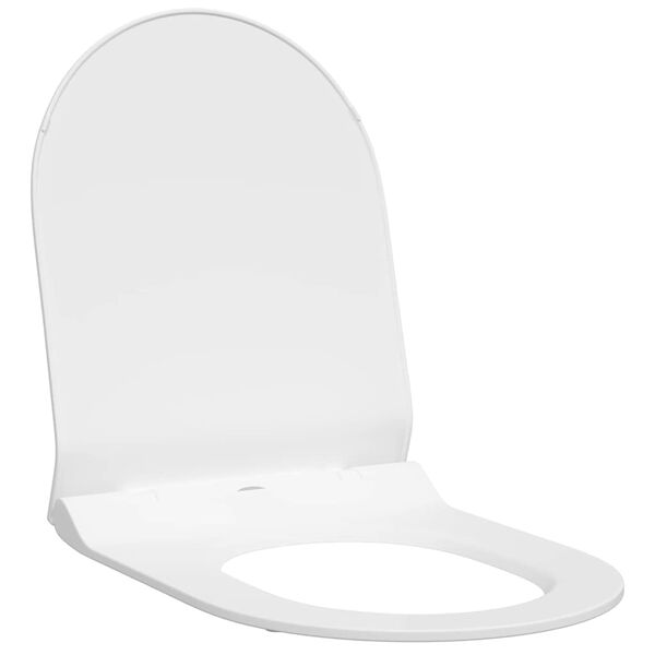vidaXL Toilettensitz Verstellbar Wei&szlig; 48,5 x 36 x 5 cm Polypropylen