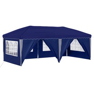 vidaXL Pop-up Partyzelt 575 x 288 x 245 cm Blau