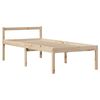 vidaXL Massivholzbett mit Regal ohne Matratze 100x200 cm Kiefer