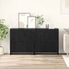vidaXL Sideboards 2 pcs Schwarz Eichen-Optik 70 x 41 x 75 cm