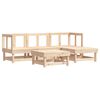 vidaXL 5-tlg. Garten-Lounge-Set Massivholz Kiefer
