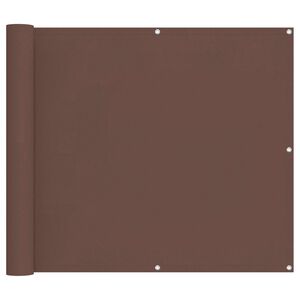 vidaXL Balkonsichtschutz Braun 100 x 200 cm Oxford-Stoff