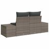 vidaXL Gartensofa Grau 123 x 62 x 69cm Poly-Rattan