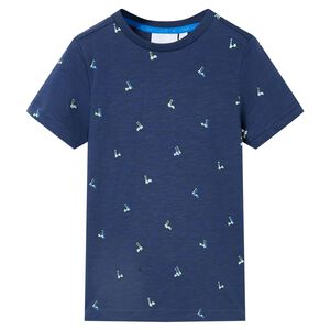 Kinder-T-Shirt Dunkelblau 92