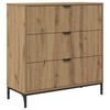 vidaXL Sideboard Artisan-Eiche 79,5 x 33 x 82 cm Holzwerkstoff