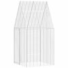 vidaXL Hasenk&auml;fig Silber 100 x 100 x 210 cm Verzinkter Stahl